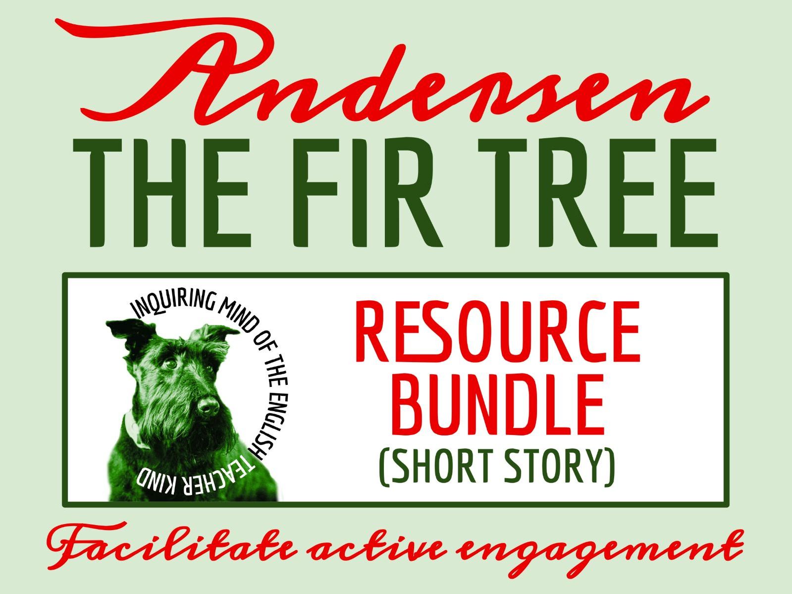 "The Fir Tree" by Hans Christian Andersen Quiz, Analysis Worksheet, and Vocabulary Games