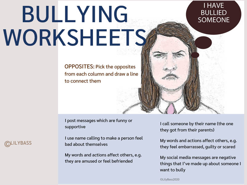Bullying Worksheets (US)