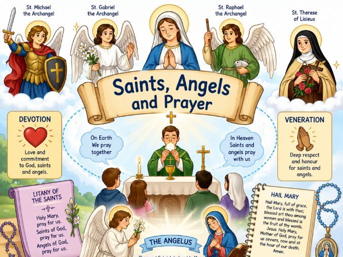 Y9: KS3 CATHOLIC RED: To the ends of the Earth - L9: Devotion to angels and saints in prayer