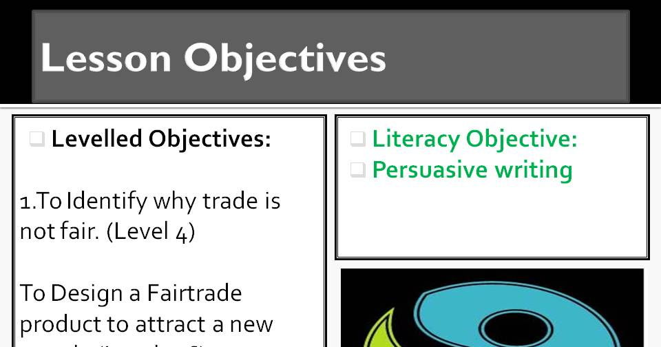 Fairtrade lesson 5