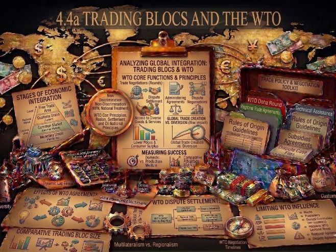IB Economics 4.4a: Trading Blocs & the WTO | Student + Teacher Guide | CBCI