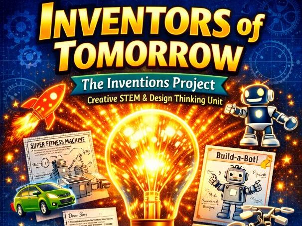 Inventors of Tomorrow: STEM Invention Project + Dragon's Den  Pitch (Years 5 - 7)