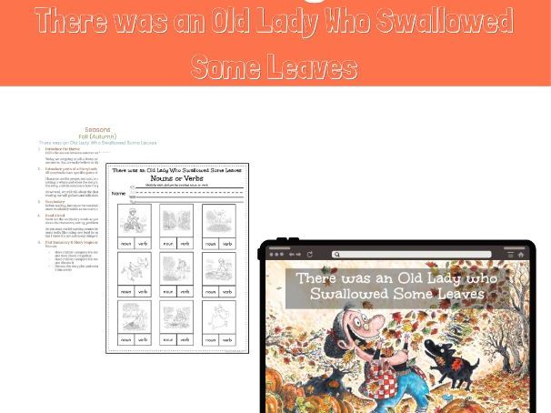There was an Old Lady Who Swallowed Some Leaves Book Companion