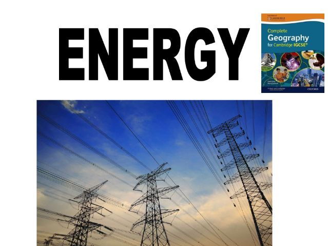 Energy Worksheet and activities - Ideal for Revision, Homework or Cover lessons