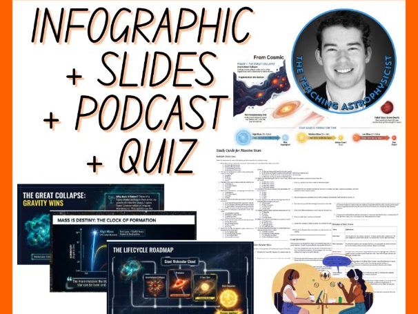 Protostars | Infographic + Slides + Podcast + Quiz | Space Science Set