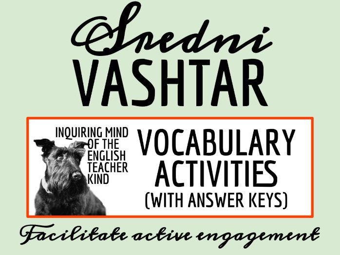 "Sredni Vashtar" by Saki Vocabulary Enrichment Games (Short Story for Halloween)