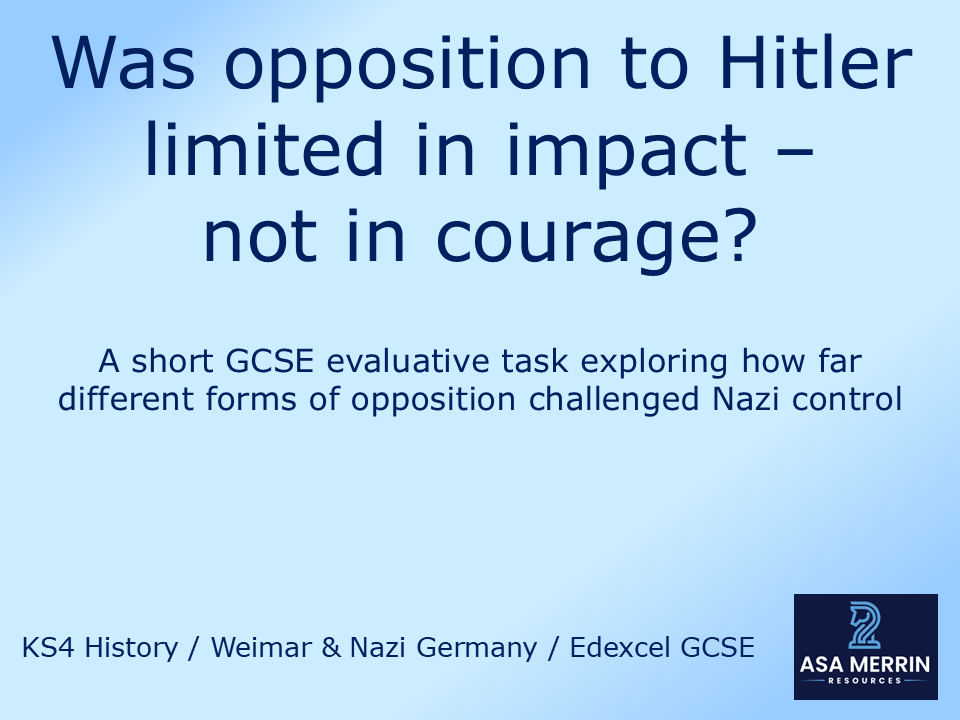 Was Opposition to Hitler Limited in Impact?