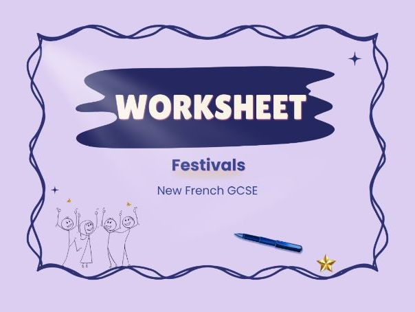 Festivals in France – Popular culture – French GCSE worksheet