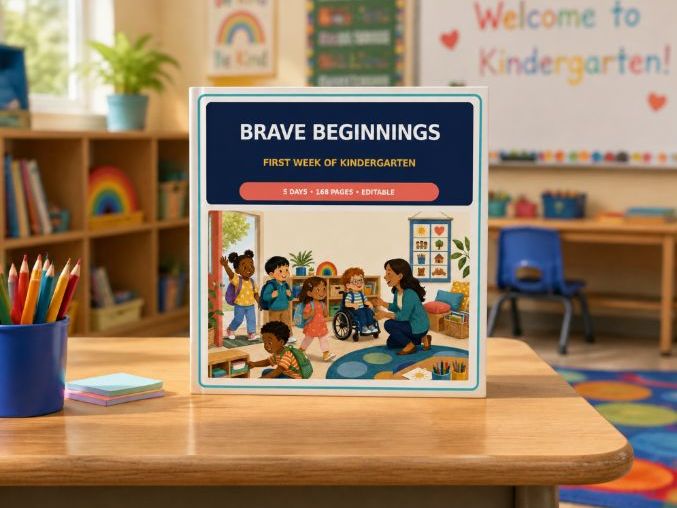 Brave Beginnings Back to School Bundle | First Week of Kindergarten Direct Mode