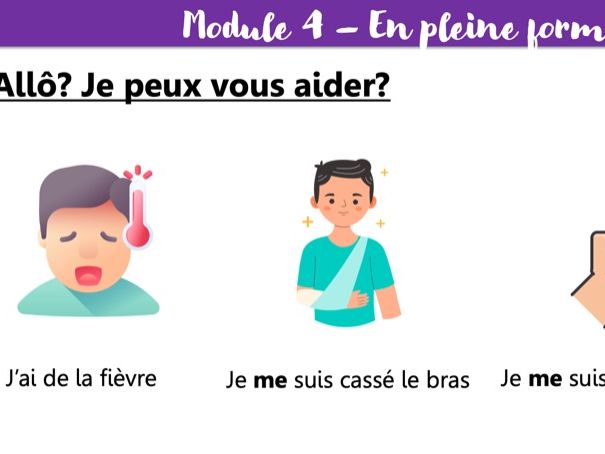 New Edexcel GCSE French - Module 4 - En pleine forme - Unit 3- ça ne va pas?