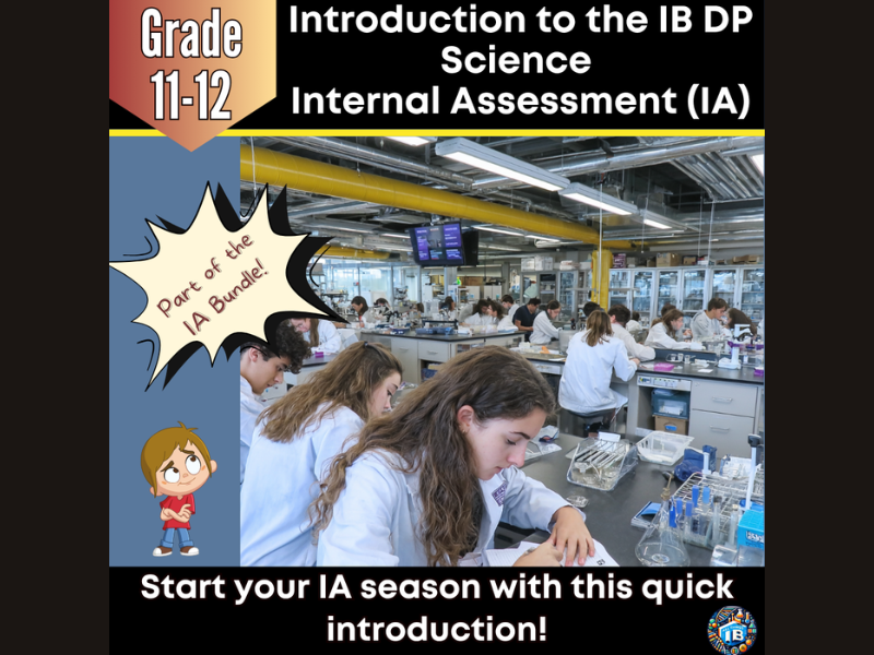 IB DP Sciences: Introduction to the Internal Assessment (IA) Presentations 2026