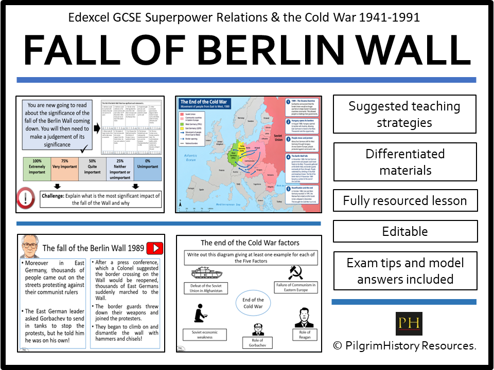 Edexcel GCSE Cold War: Fall of the Berlin Wall & End of the Cold War