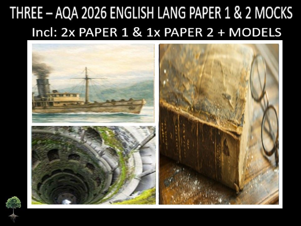 THREE - AQA PAPER 1 & 2 | 2026 FULL MOCKS | MODELS