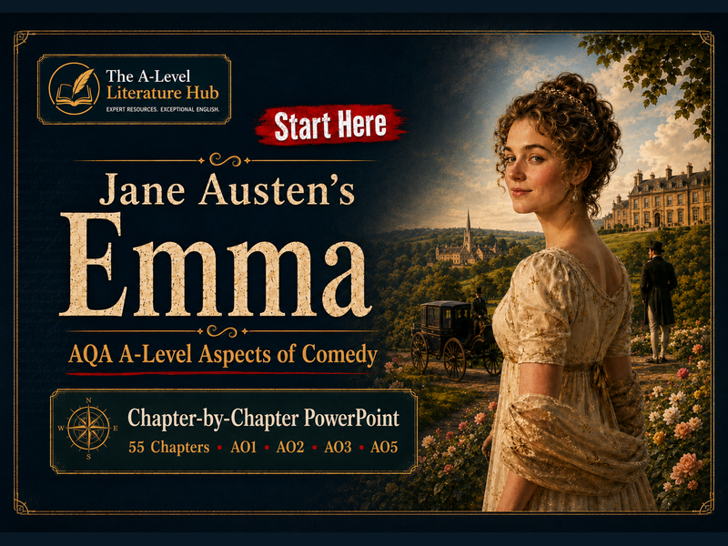 Jane Austen’s Emma: Every Chapter | AQA A-Level Aspects of Comedy – Scholarly PowerPoint