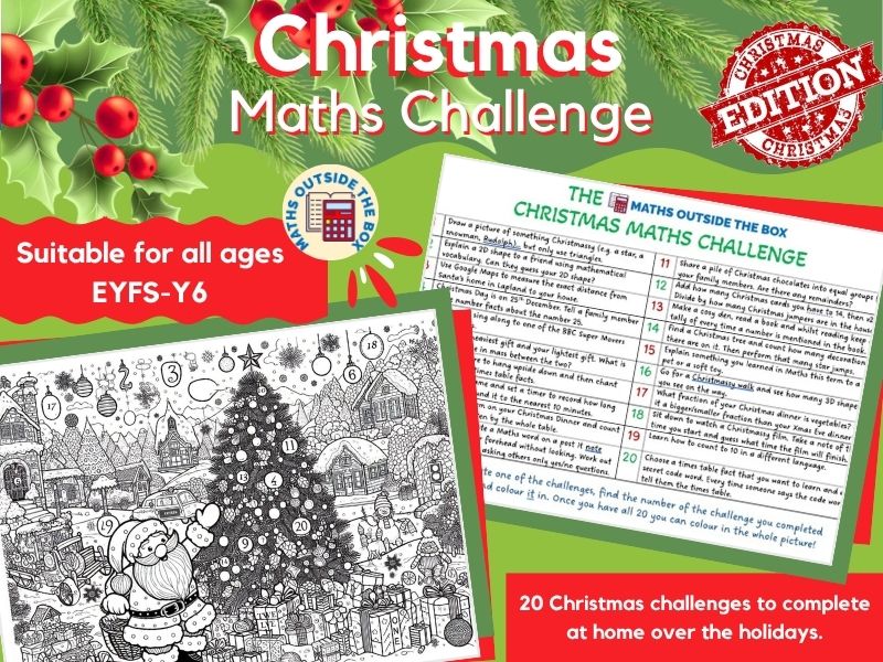 Christmas Maths Homework Challenge (EYFS-Y6)
