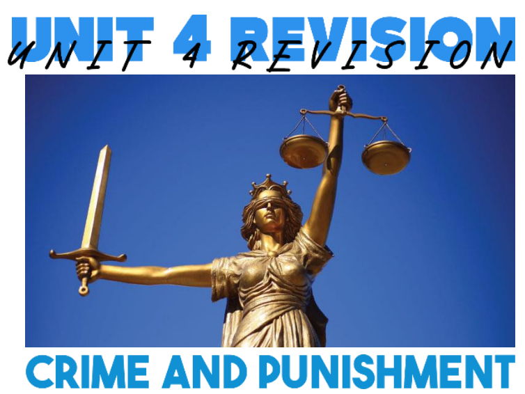 WJEC Criminology - Complete Unit 4 revision booklet
