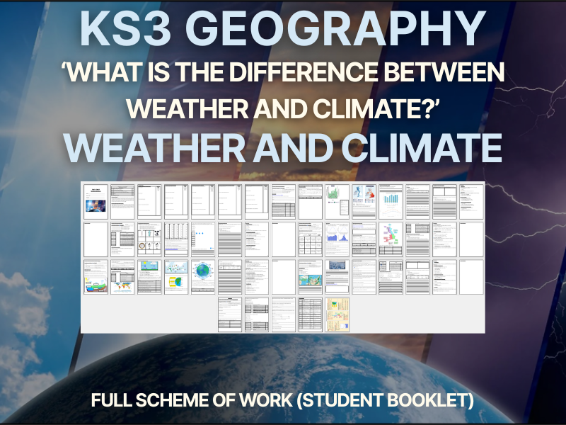 KS3 Geography - Weather and Climate Student Booklet