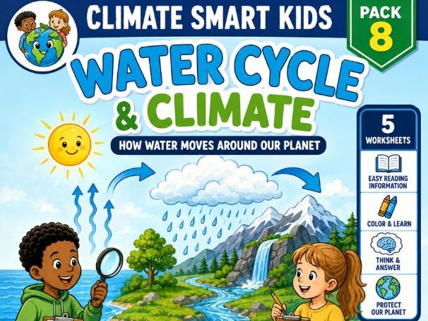 Climate Smart Kids | Water Cycle & Climate | How Water Moves Around Our Planet (Grade 3-6)