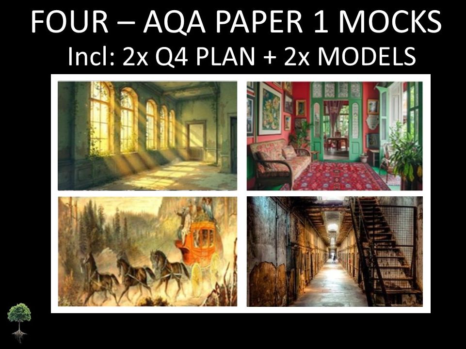 FOUR- AQA PAPER 1 | 2026 FULL MOCKS | Q4 PLAN | MODELS