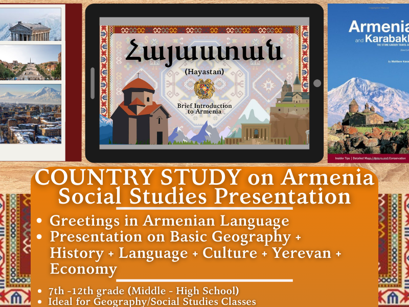 Country Study Presentation on Armenia - Caucasus - Western Asia