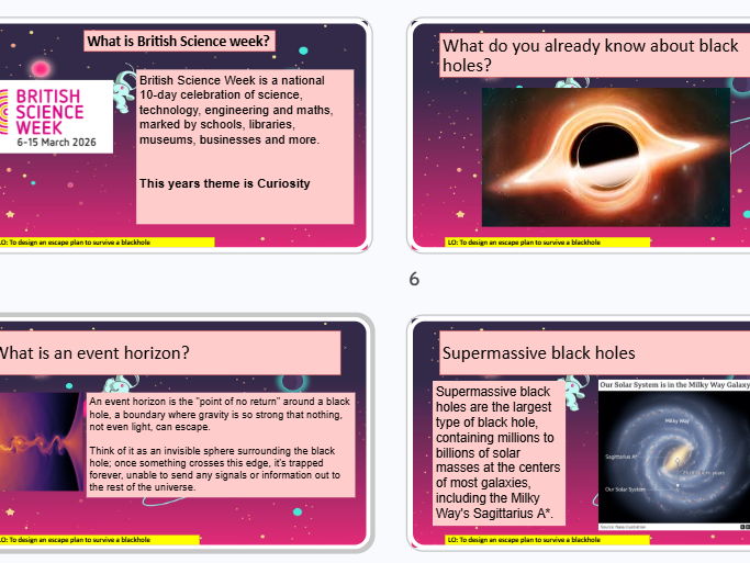 British Science week Year 7-9 2026 Curiosity