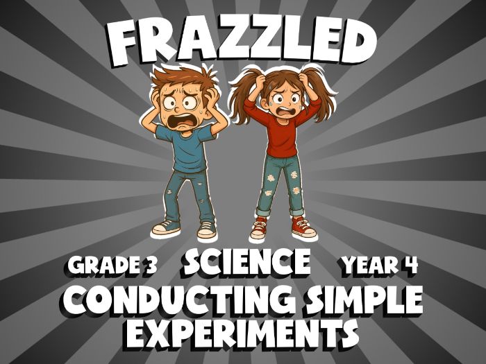 Conducting Simple Experiments FRAZZLED Science Game | No-Prep Year 4 Review Activity
