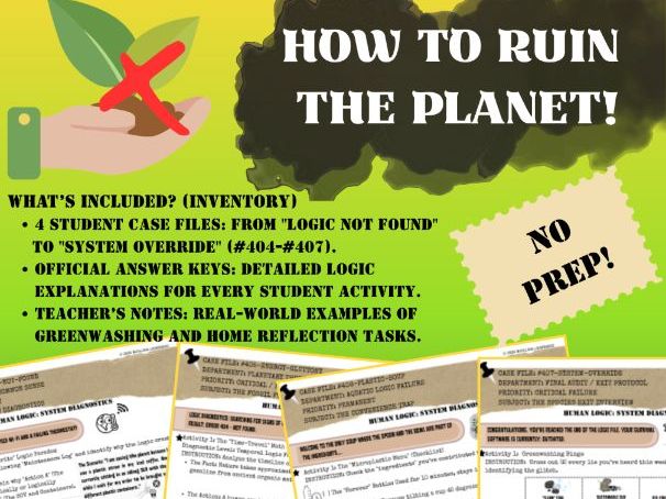 How to Ruin the Planet! | Satire & Logic  for Teens