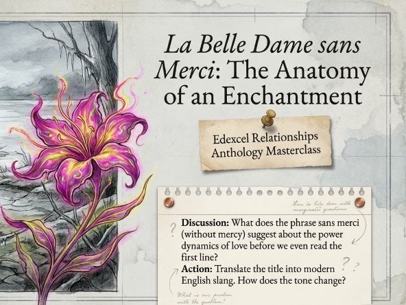 La Belle Dame sans Merci by John Keats | Edexcel Relationships Poetry Anthology