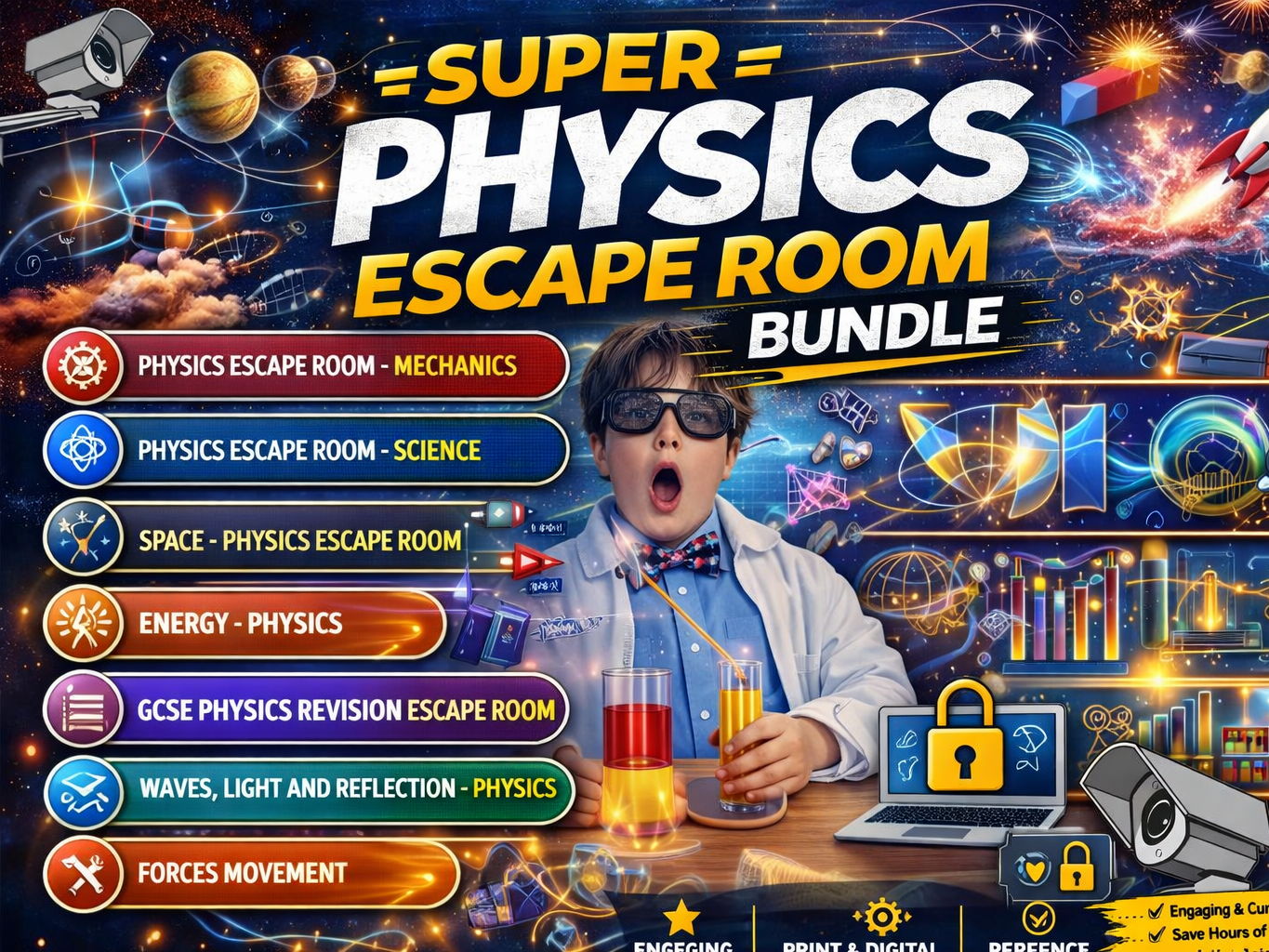 Physics Escape rooms