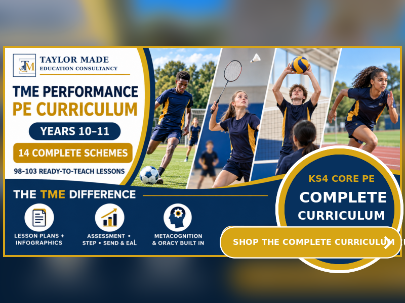 TME Performance Curriculum Years 10–11 | Ages 14–16 | KS4