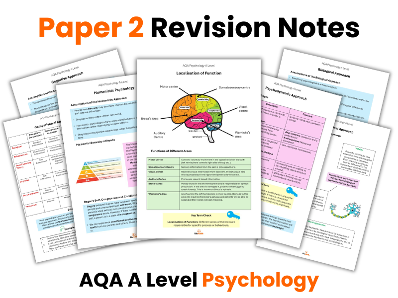 Paper 2 Revision Notes | A Level Psychology (AQA) New Spec