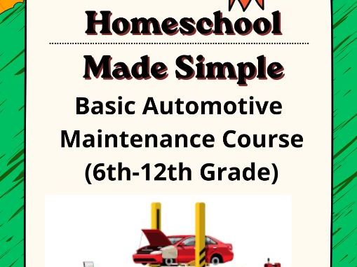Basic Car Maintenance Course | Grades 6–12