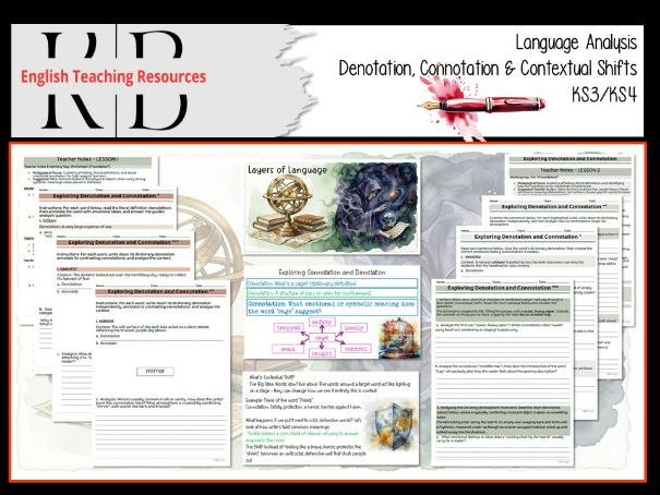 Denotation, Connotation & Contextual Shifts