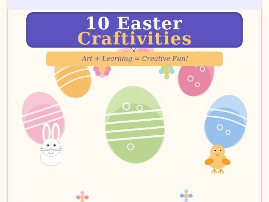 10 Easter Craftivities: Art, Math, Writing & Science Activities