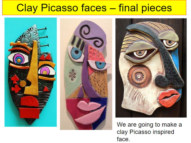 Art Clay Picasso Faces Teaching Resources