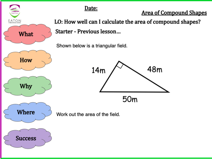 Area of Compound Shapes