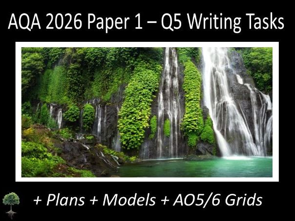 Question 5 - AQA 2026 GCSE English Language Paper 1 Q 5 + Plans, AO Grids, Models (Pla)