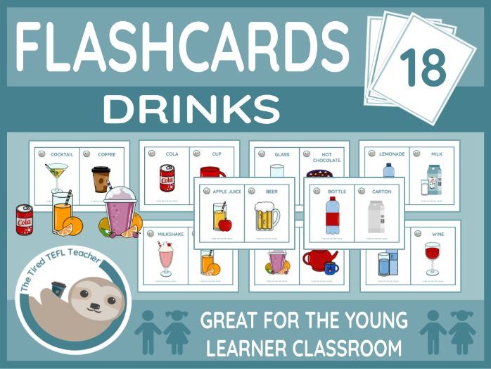 ESL Drinks Flashcards