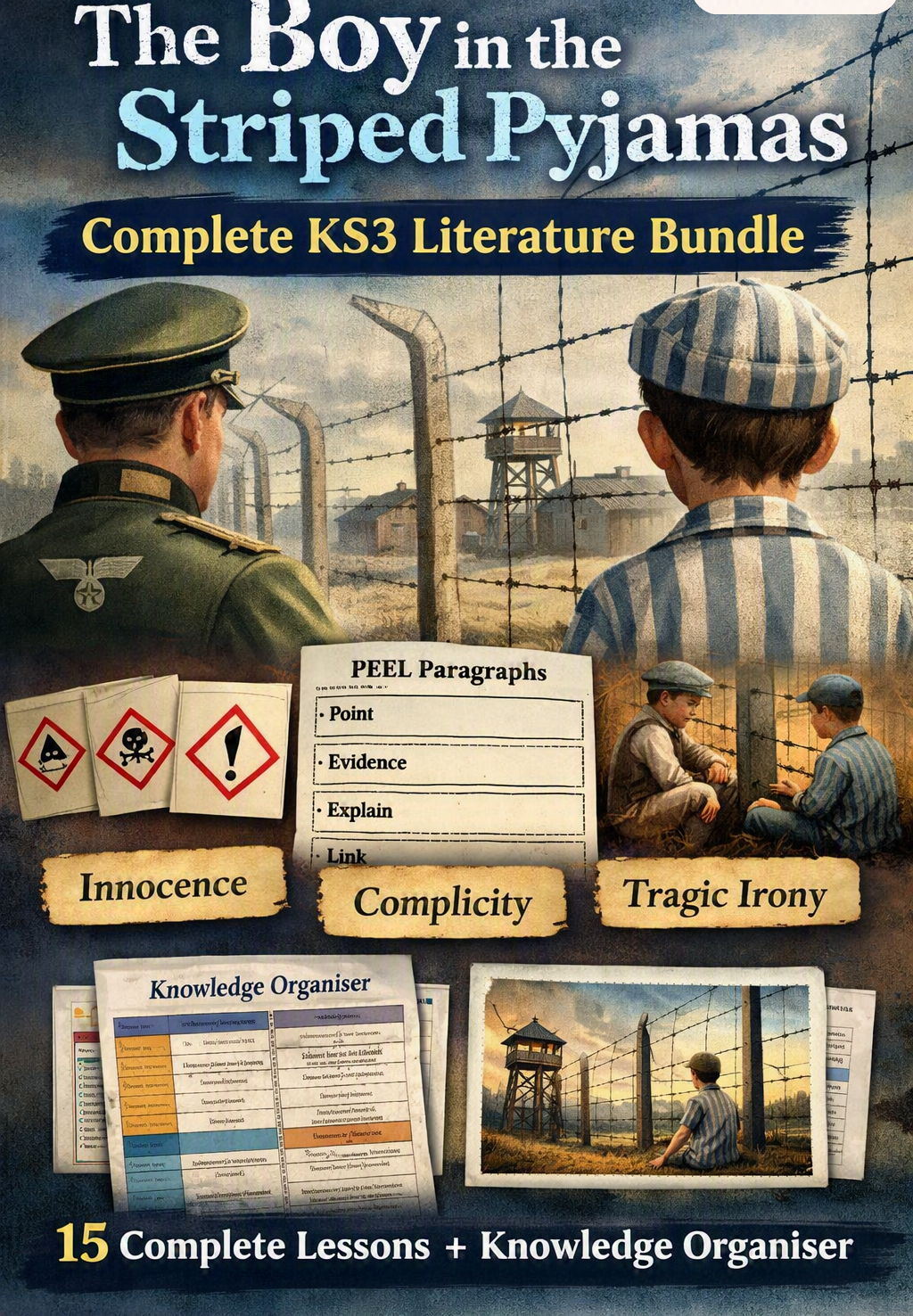 The Boy in the Striped Pyjamas – Complete KS3 Literature Bundle (15 Lessons)