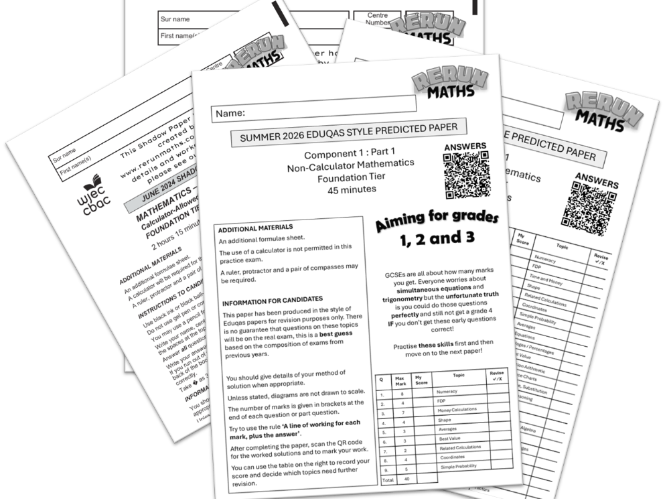 Eduqas Predicted Paper-Middle 40 marks