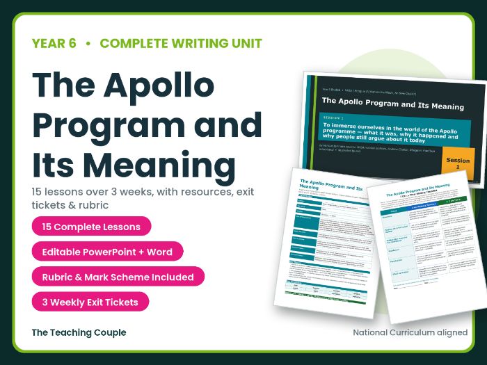 The Apollo Program and Its Meaning | Year 6 English Unit