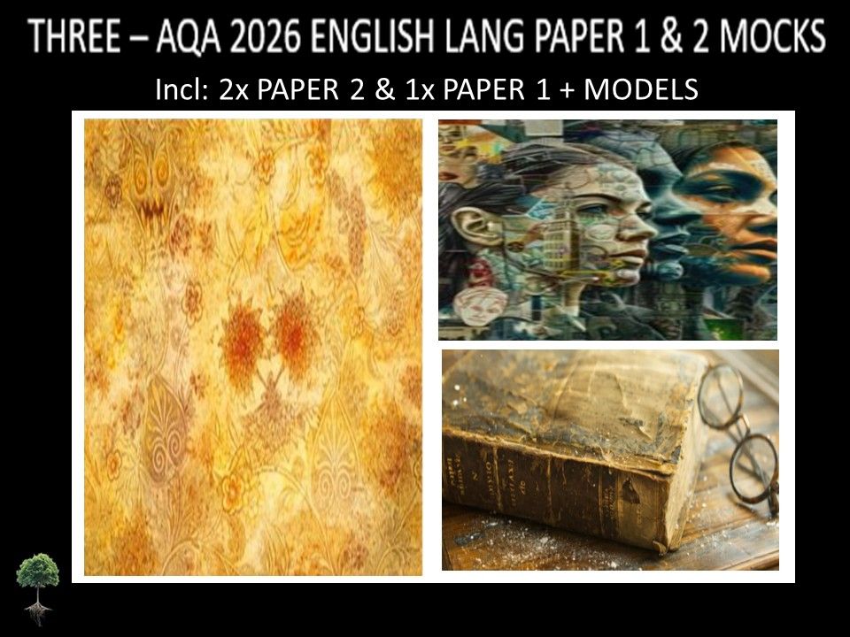 THREE - AQA PAPER 1 & 2 | 2026 FULL MOCKS | MODELS