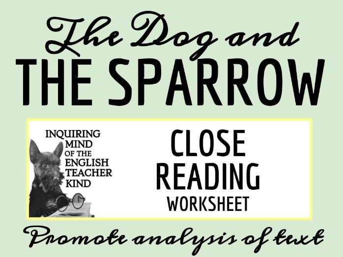 Grimms' Fairy Tale "The Dog and the Sparrow" Close Reading