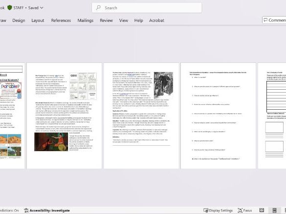 KS3 - Religious Studies/ Education Cover Lesson Booklet - Parables and Wisdom-  Just Print and Go