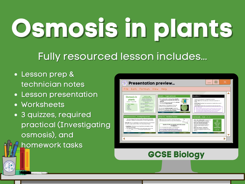 Osmosis in plants
