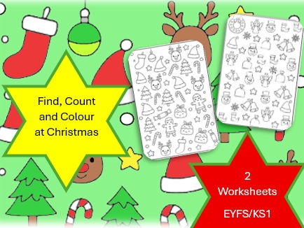 Find, Count and Colour at Christmas Time