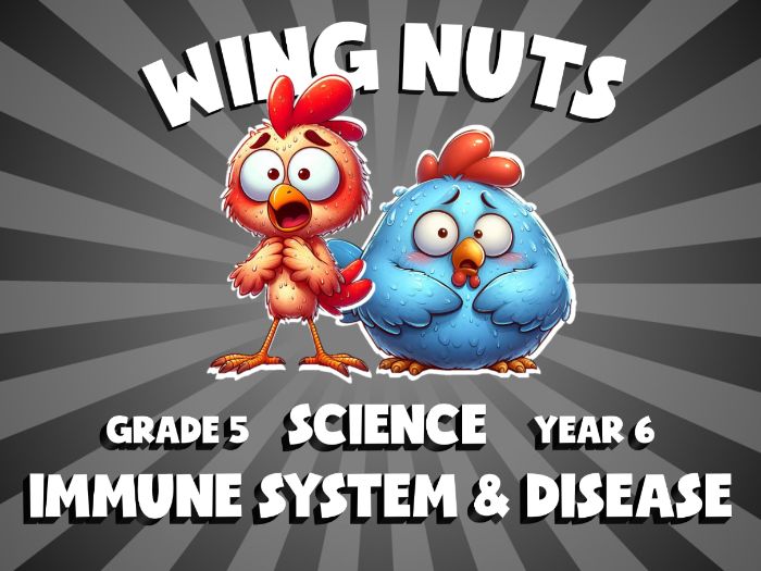 Immune System & Disease WING NUTS Science Game | No-Prep Year 6 Review Activity