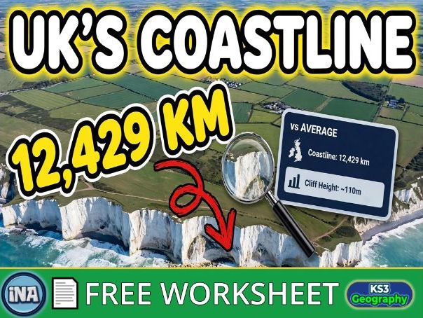 The UK Coastline - FREE KS3 Geography Worksheet