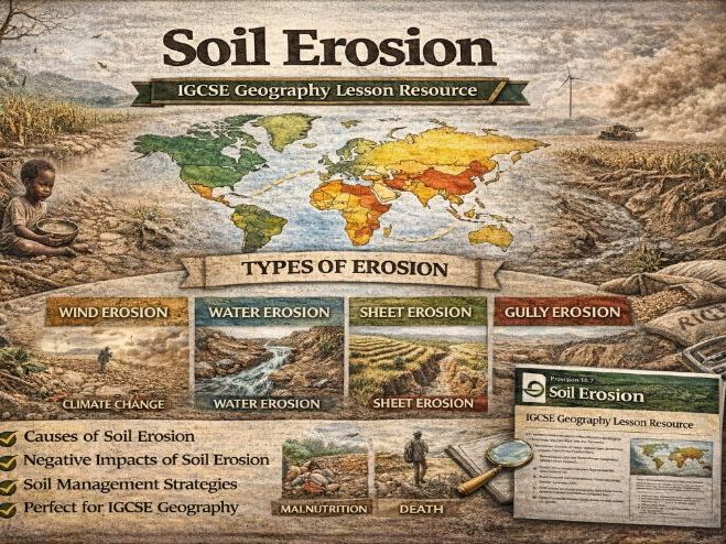 Soil Erosion - IGCSE Geography - Resource Provision (First Exam 2027)
