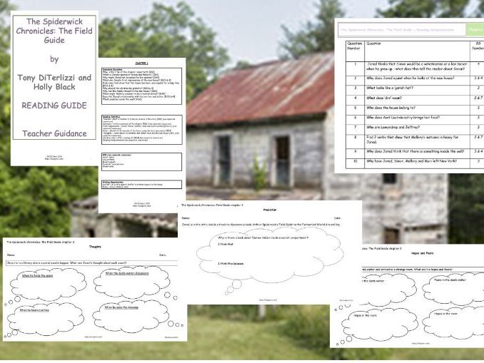 The Spiderwick Chronicles Field Guide: Reading Guide & resources